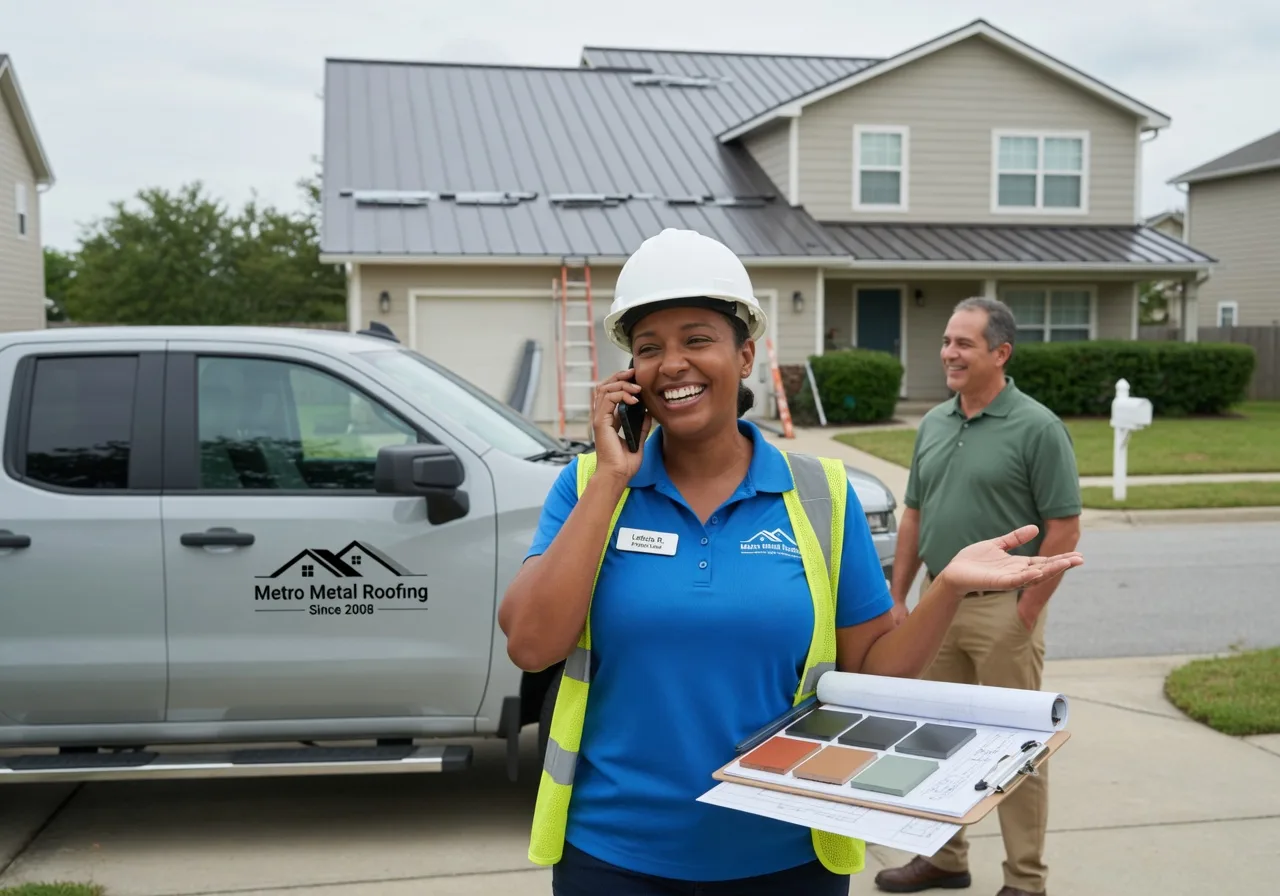 Storm Damage Metal Roof Repair in Port Jefferson, OH